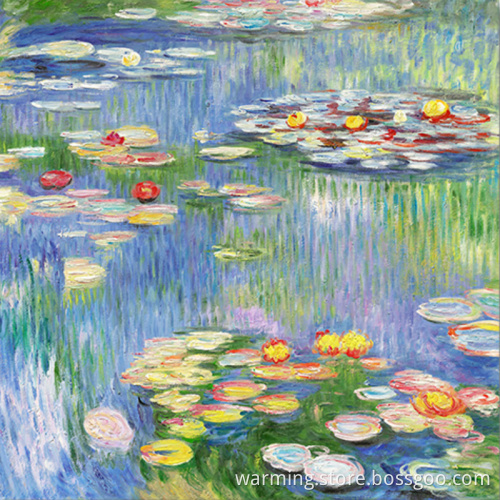 World famous paintings of water lilies